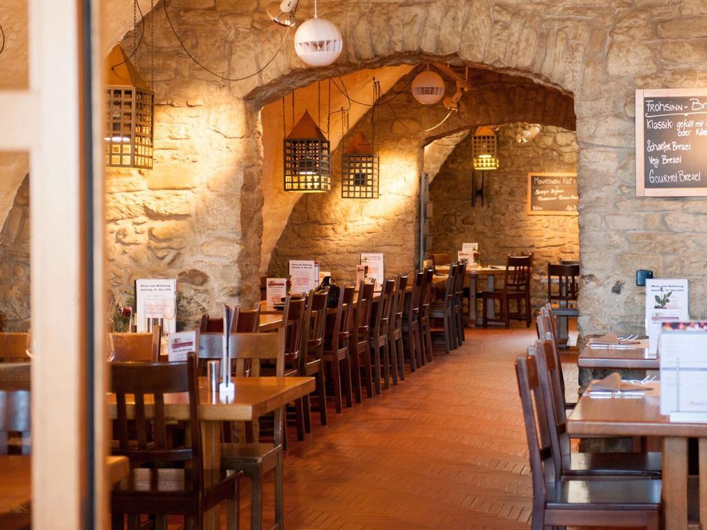 Hotel Brauerei Frohsinn อาร์บอน ภายนอก รูปภาพ