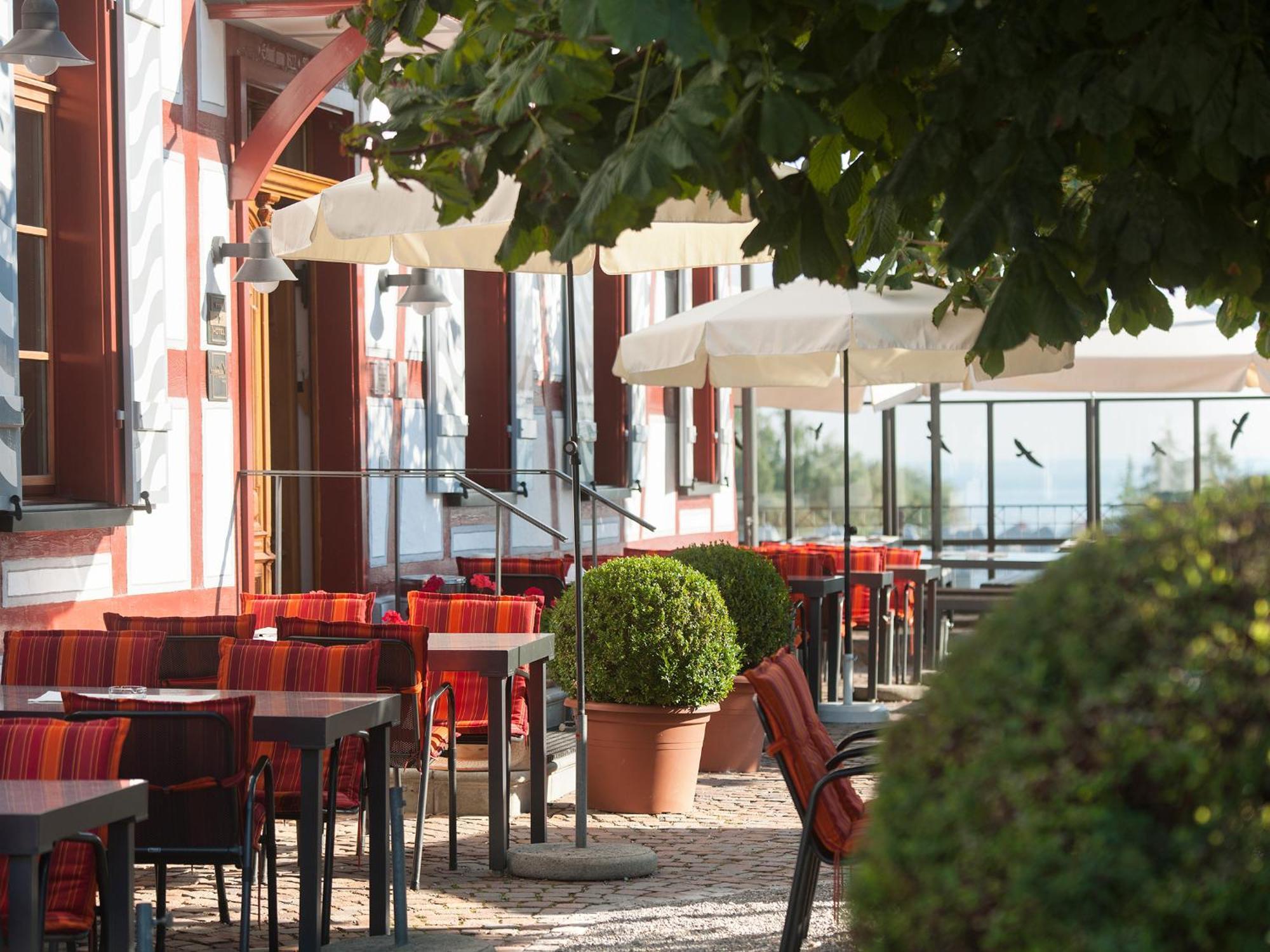Hotel Brauerei Frohsinn อาร์บอน ภายนอก รูปภาพ